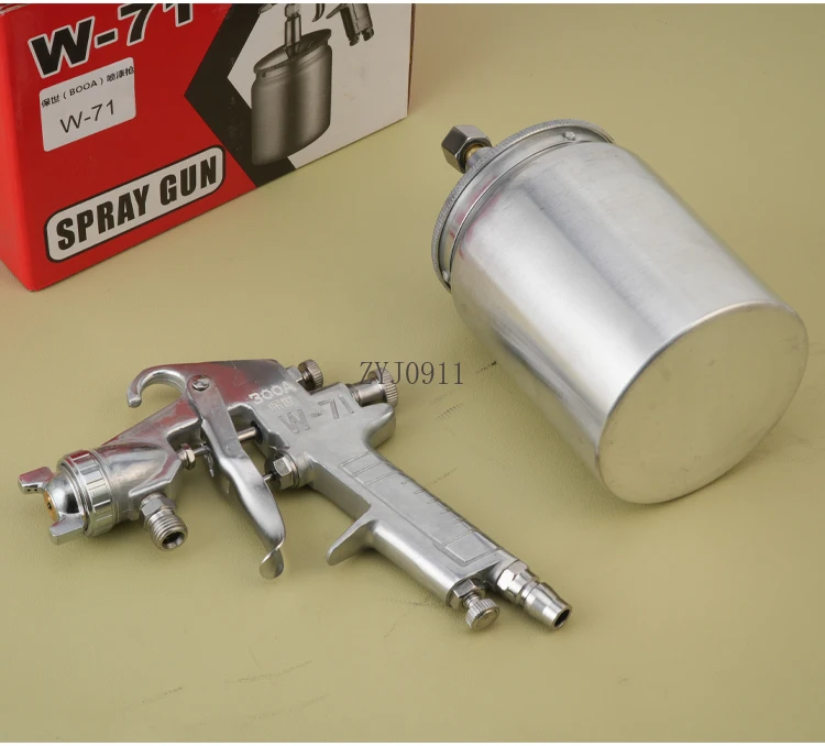 مسدس رش الوعاء السفلي W-71 مسدس رش الطلاء مسدس رش هوائي