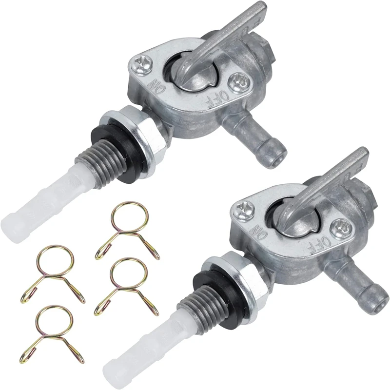 1/2pcs Gas Tank Fuel Switch Gasoline Faucet Switch Shut Off Valve Pump Tap Petcock For Gasoline Generator Engine Oil Tank