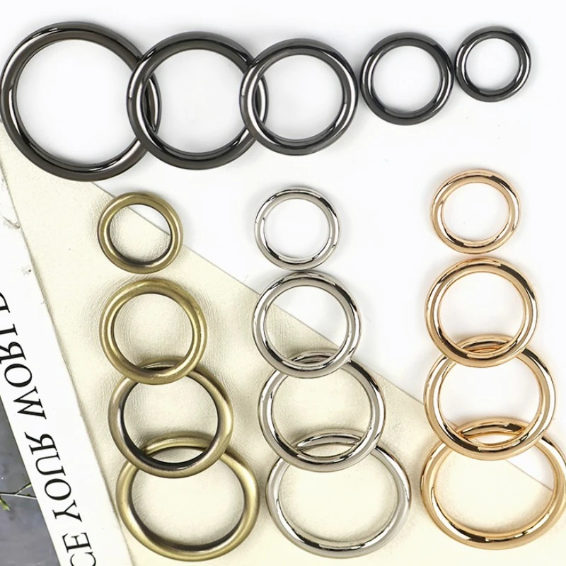 

10/20Pc 15-50mm Metal O Ring Buckle Bag Strap Dog Collar Keychain Loop Belt Connector Handbag Hook DIY Hardware Accessories