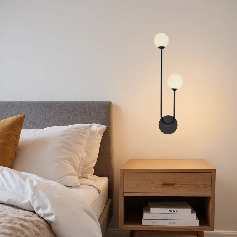 Modern Simple Wall Lamp Aluminum LED Living Room Wall Sconce TV Wall Bedroom Living RoomWall Lamp Home Decoration Lighting
