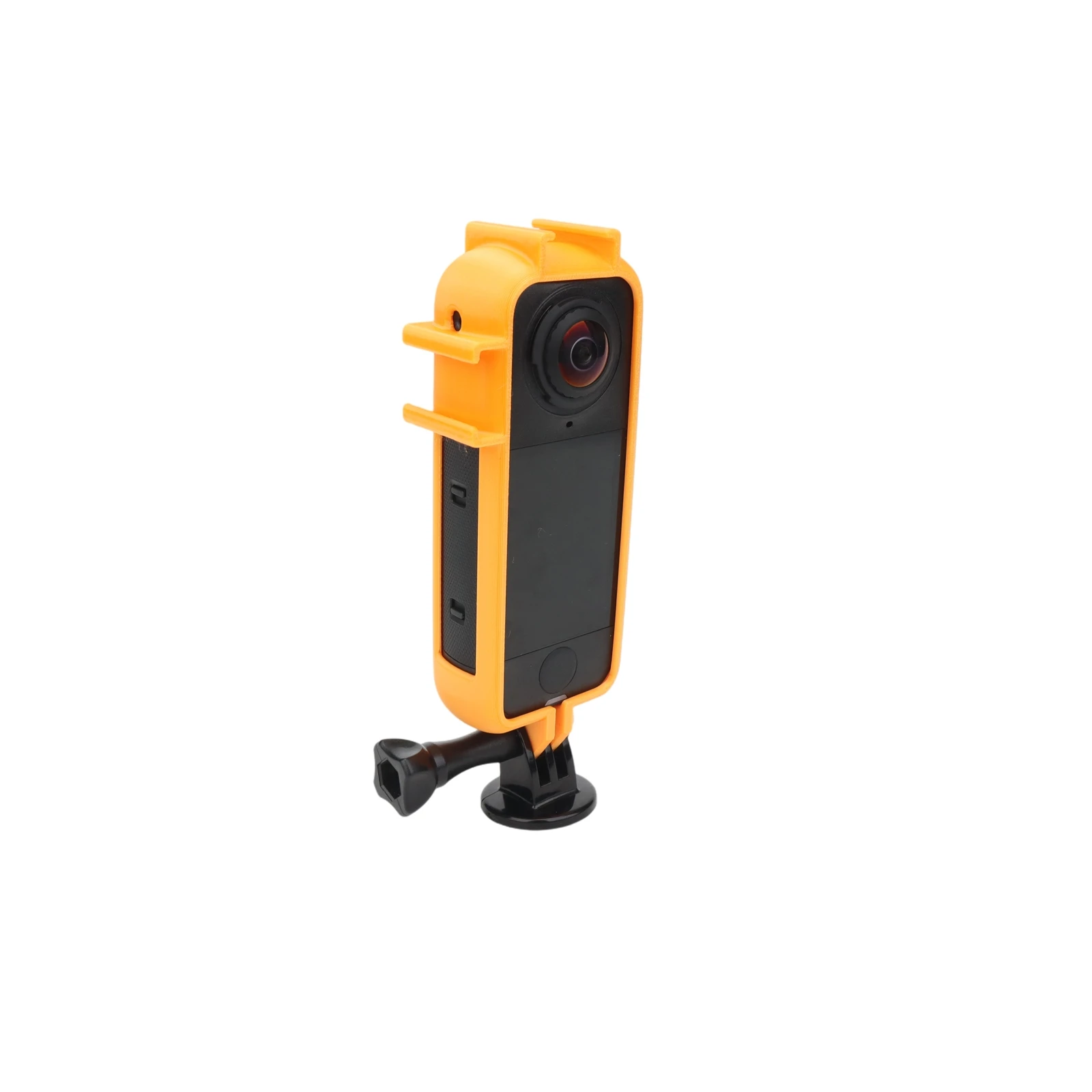 Cold Shoe Frame for Insta360 X4 AIR Multi-Function Expansion Protective Frame Adapter Camera Accessories Orange Black