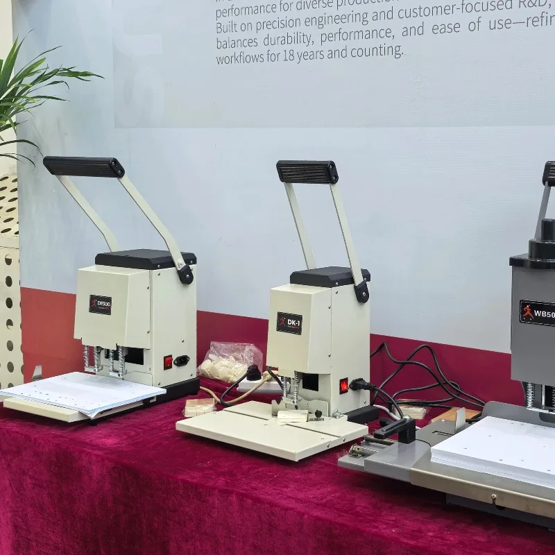 DP300 Dual Spindle Paper Drill Machine Two Hole Paper Punching Machine