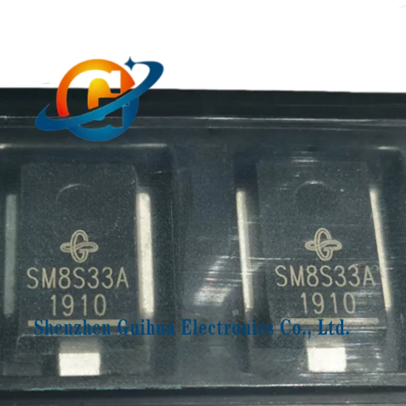 10PCS original genuine SM8S33A DO-218AB 33V/unidirectional TVS transient suppression diode car grade