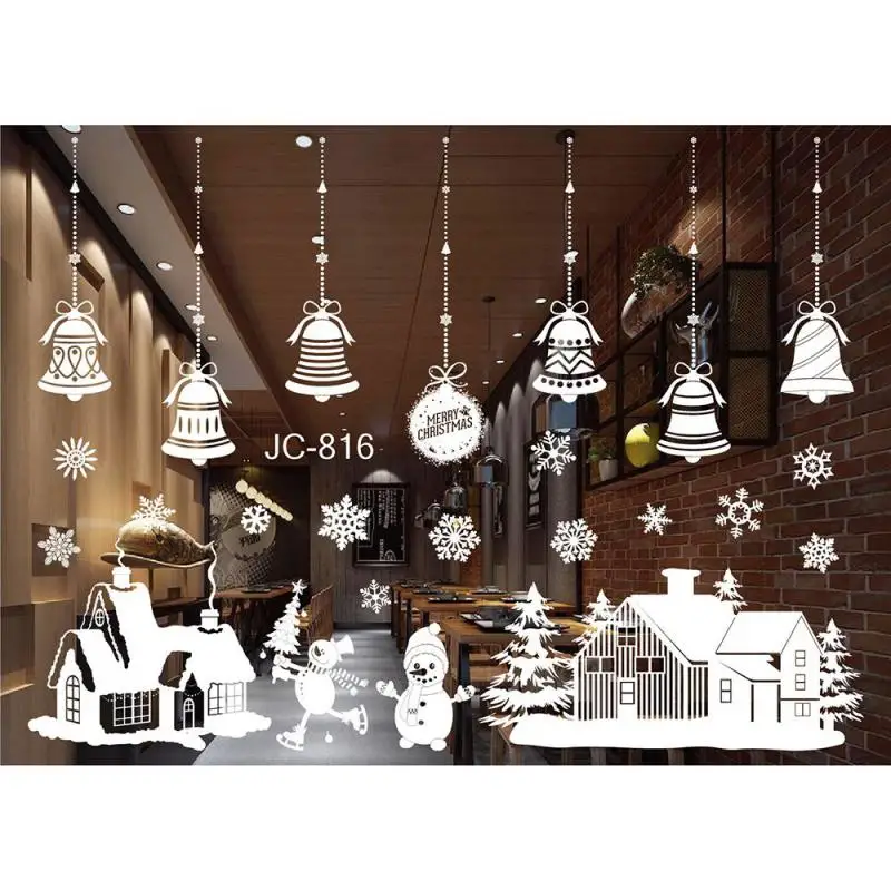 

Christmas Wall Window Stickers Marry Christmas Decoration For Home 2024 Christmas Ornaments Xmas Navidad Gift New Year 2025