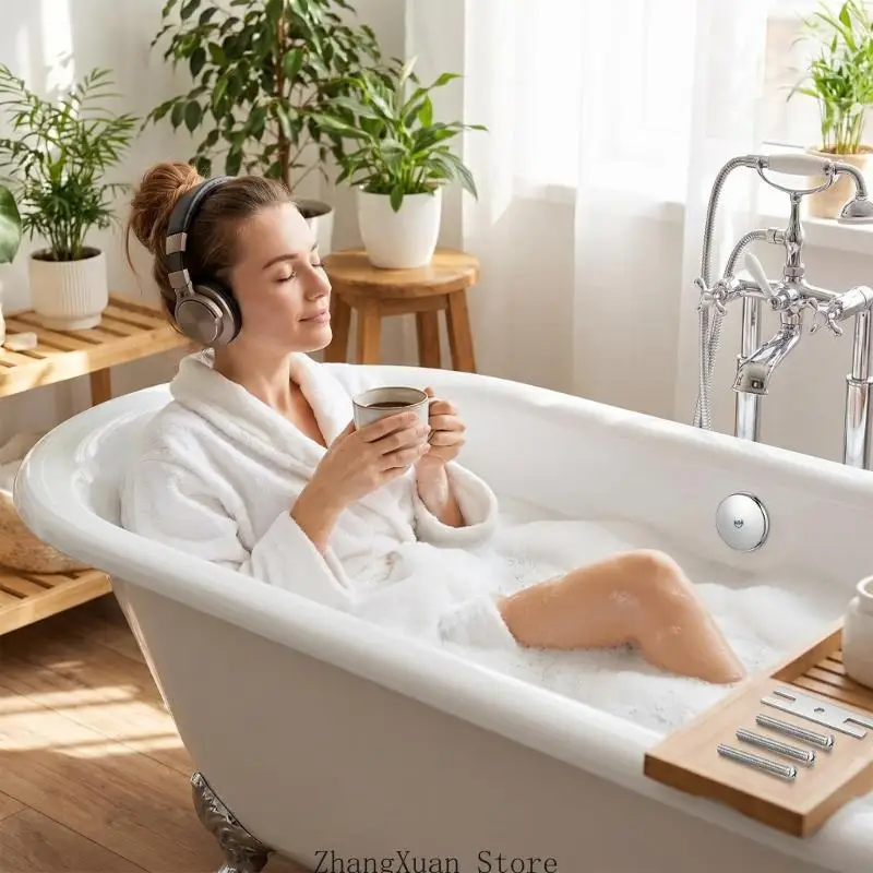 Ablaufverkleidung, Badewannen-Überlaufplatten-Set für Badewanne mit Einlochplatte 3XUF – Detail 9