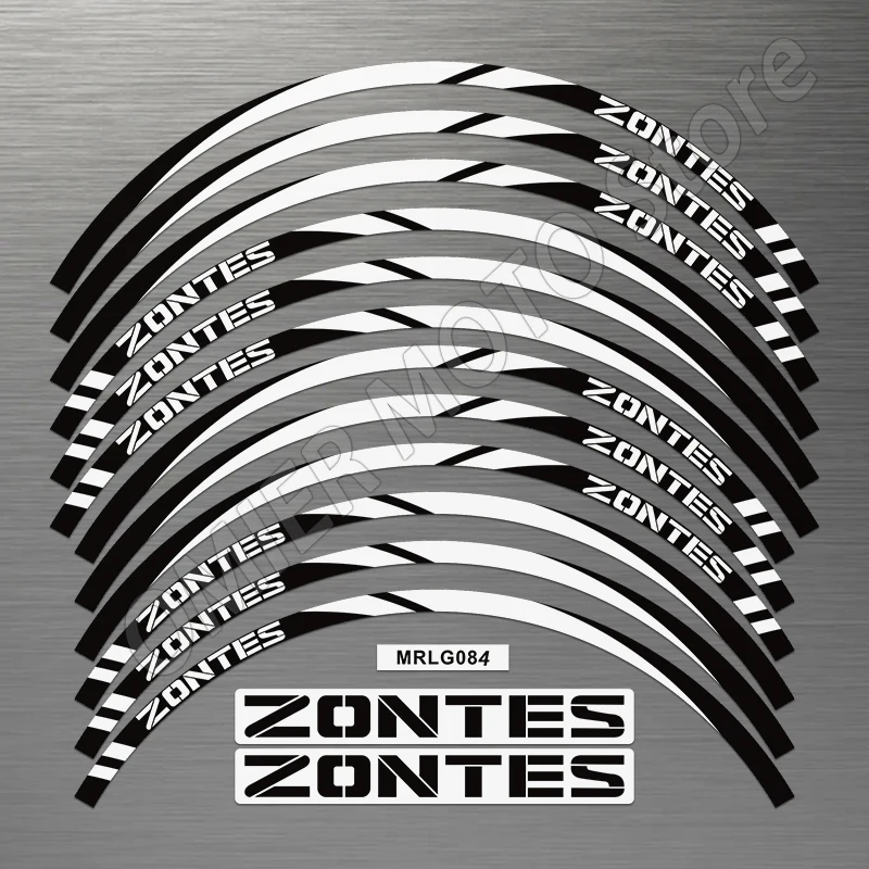 Wheel Rim Sticker Reflective Accessories Waterproof Decal For ZONTES 368E 368D 368M 350E 350M 350D 350 e