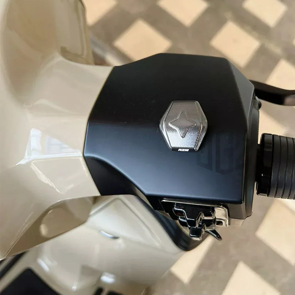 For Lambretta X300 Motorcycle CNC Accessories Side Mirror Hole Plug Cover Rearview Mirror Adapter Cap