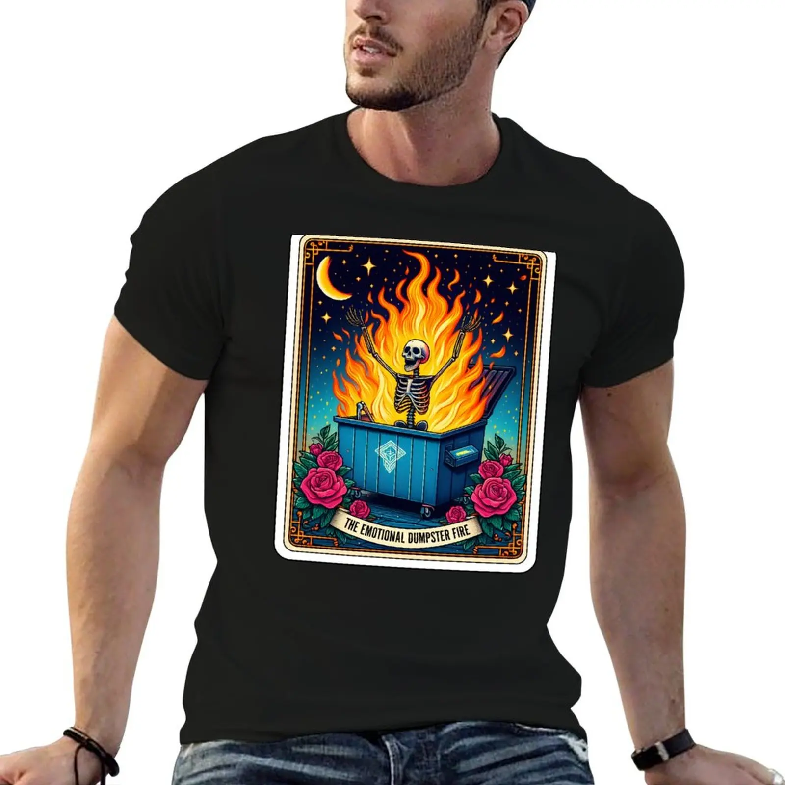 

Emotional Dumpster Fire T-Shirt man t shirt heavy cotton t shirts for man slim fit t shirts for man graphic vintage T-Shirt