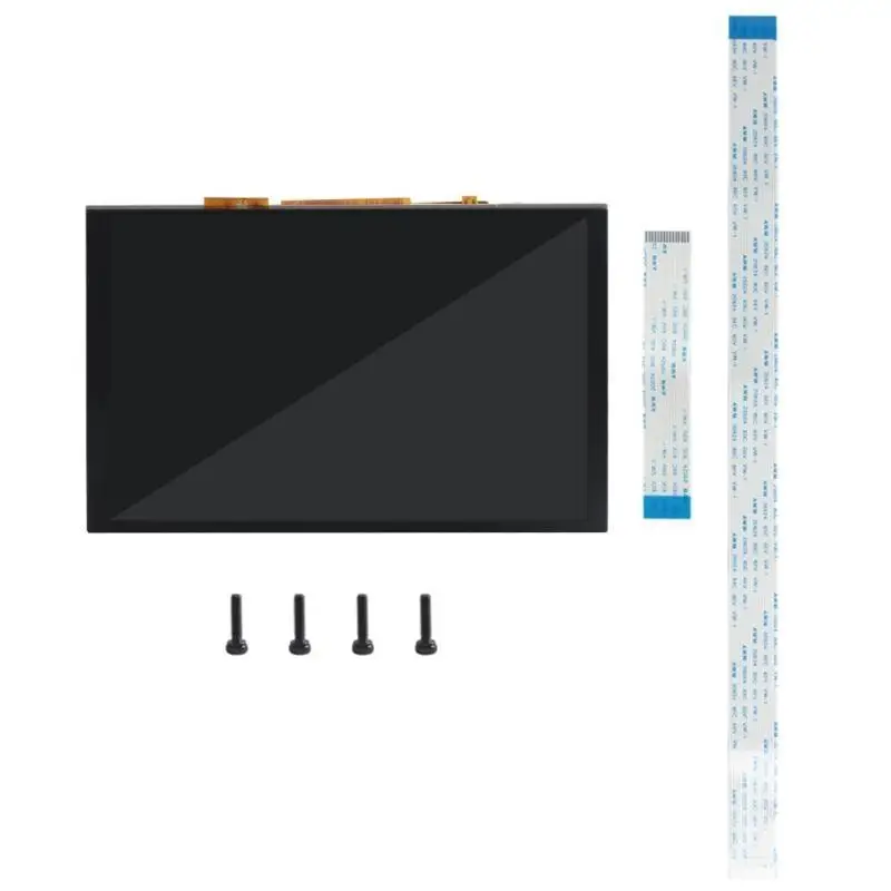 شاشة R53C تعمل باللمس مقاس 5 بوصات، شاشة LCD مزودة بإمكانية اللمس للإلكترونيات 4B/3B+/3A+/3B/2B