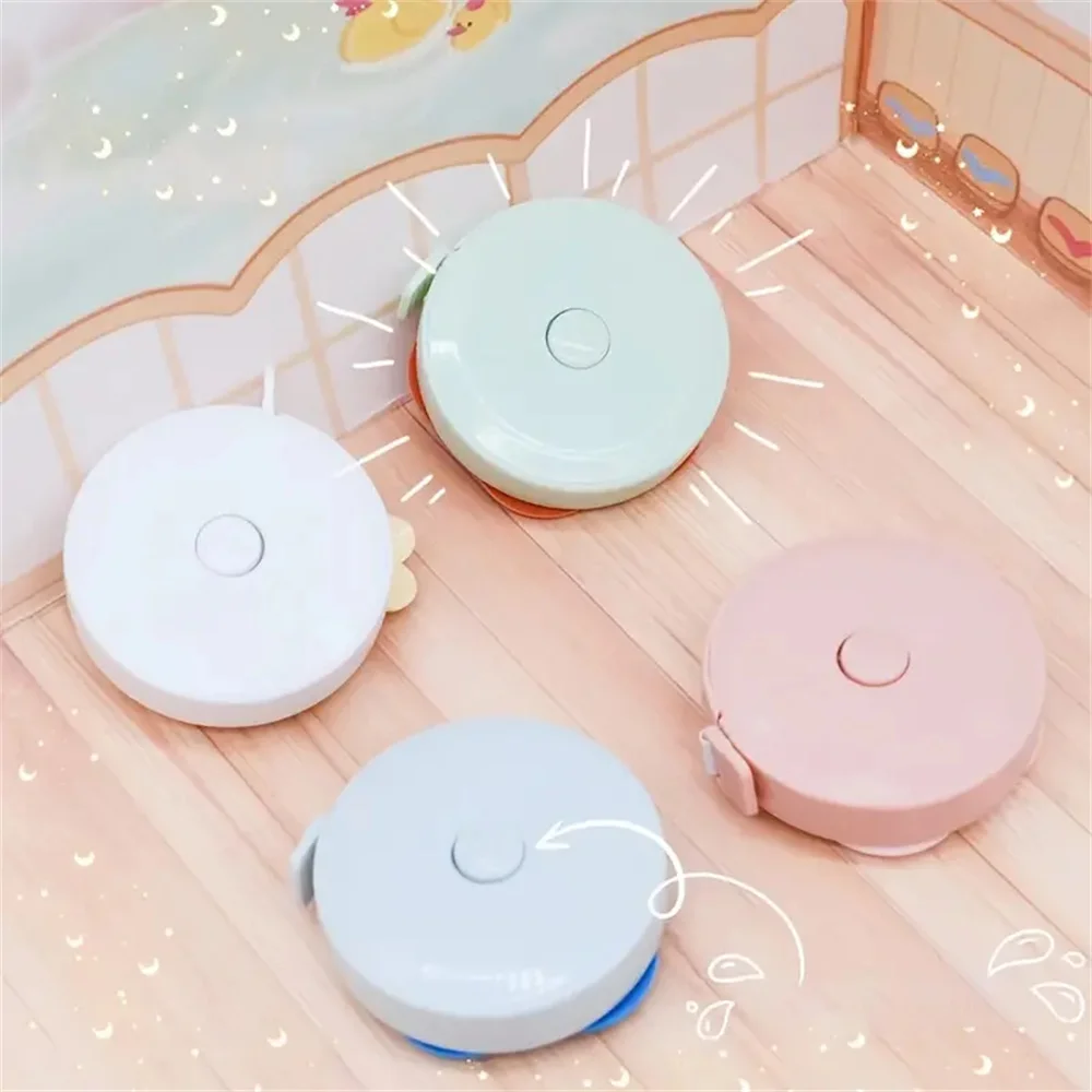 1pc Macaron Cute Mini Measuring Ruler Portable Retractable Ruler Students' Height Ruler150cm/4.92ft