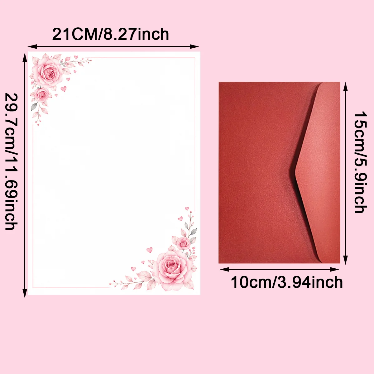 DIY custom envelopes and letters, custom Valentine's Day letters, friend's greeting letters, company document printing, mailing letters