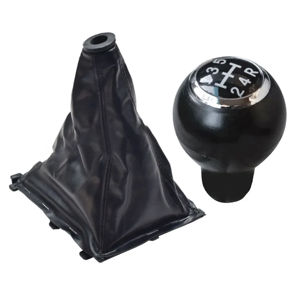 Engineered For Precision Manual Shifter Knob Leather And Plastic Material Enhance Vehicle Aesthetics For Hyundai For KIA