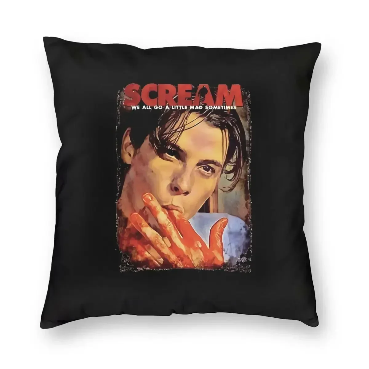 Scream Movie Billy Loomis Skeet Ulrich Pillowcase Polyester Creative Decor Throw Pillow Case Sofa Seater Cushion