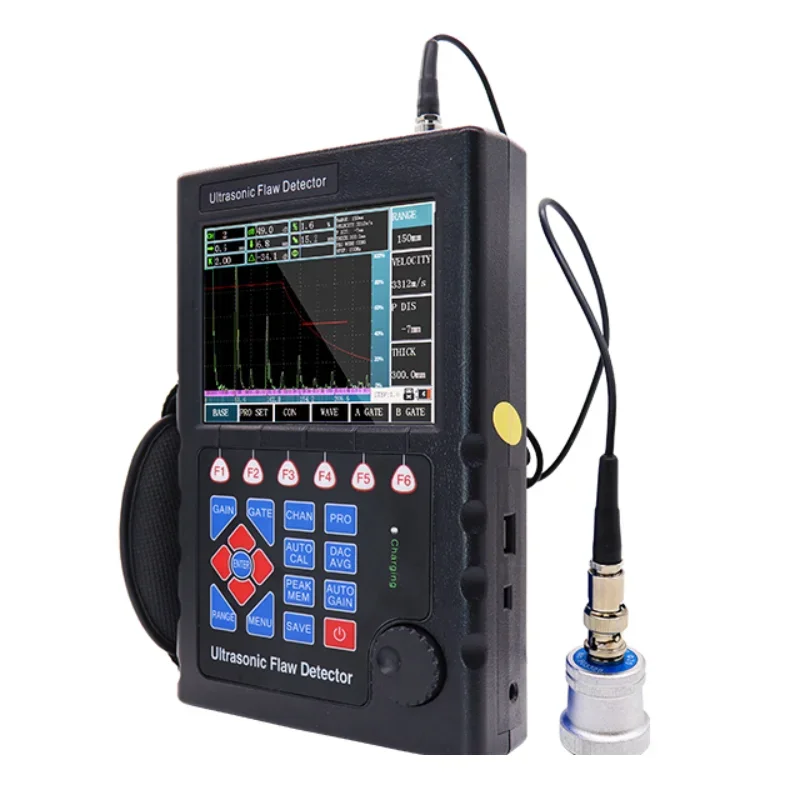 المحمولة الرقمية 0 ~ 10000 مللي متر NDT معدات آلة الاختبار بالموجات فوق الصوتية كاشف الخلل المعدني كاشف الخلل بالموجات فوق الصوتية تستر