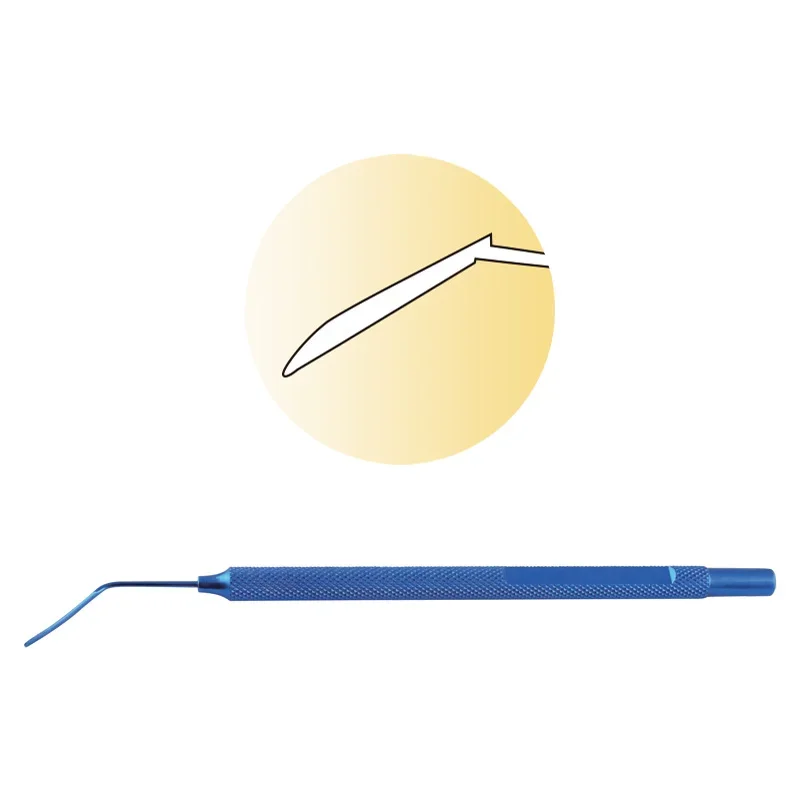 

Blunt Tip Flap Smoother Titanium Eyelid Tool Ophthalmic Instrument