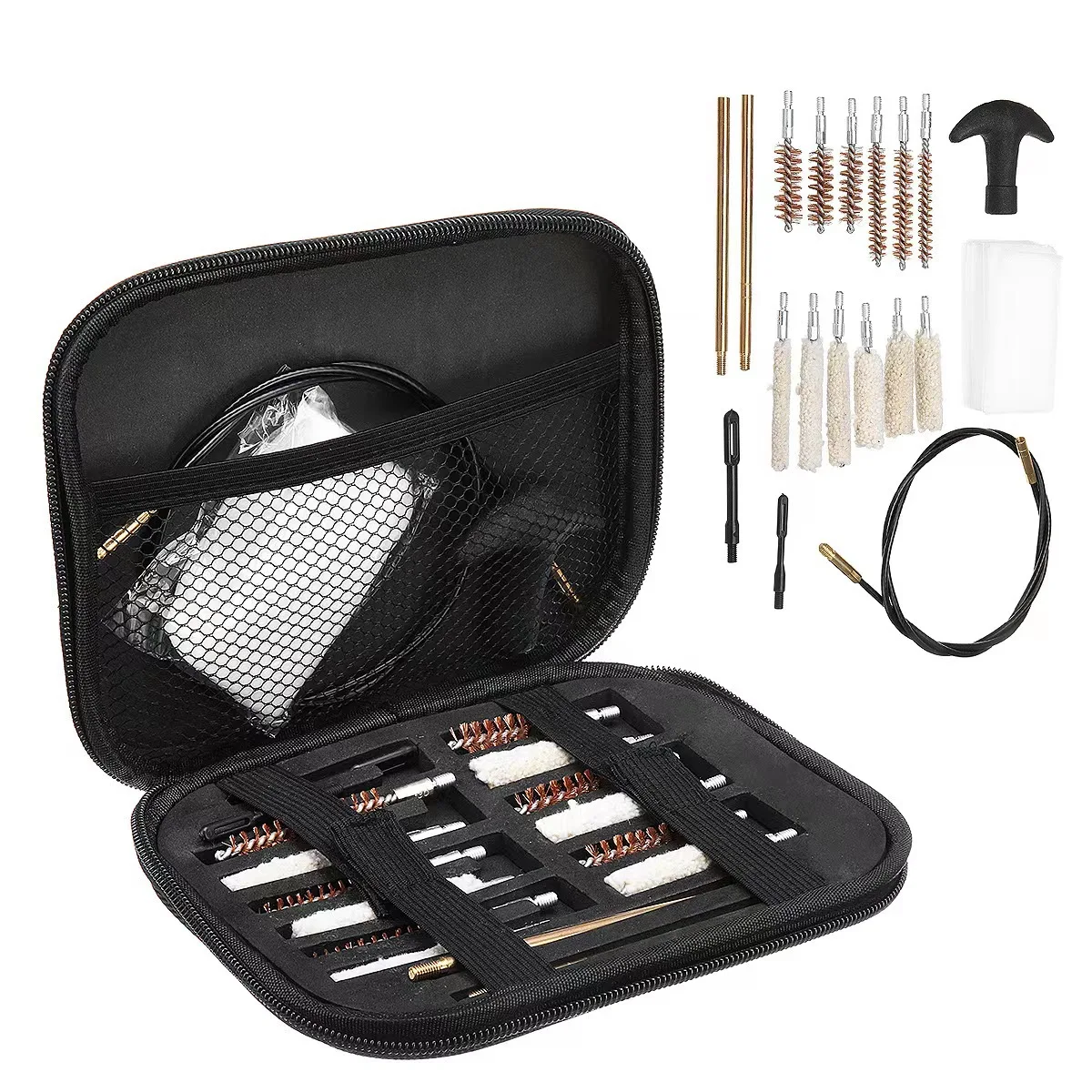 20pcs Universal Tactical Toy Gun Cleaning Kit Cleaning Brushes Rifle Gun Maintenance Cleaning Tool Set for 22/30/270/40/45/38