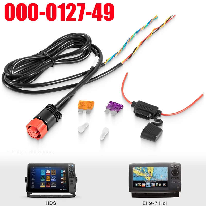 000-0127-49-pc-30-rs422-power-cable-replace-for-lowrance-hds-series-elite-hook-4-chirp-red-dual-rs-422-communication-ports