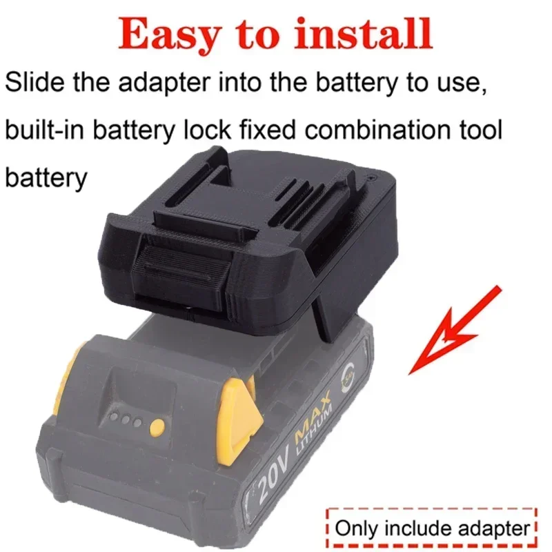 Battery Adapter for Makita 18V Li-Ion Tool To for DEKO 20V Li-Ion Battery GCD20DU2 GCD20DU3 Converter Power Tool Accessory