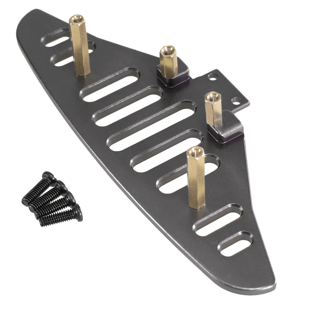 ชุดกันชนหน้าอะไหล่โลหะอัพเกรดสำหรับรถบังคับวิทยุ MJX 1/14 14301 14302 14303 อุปกรณ์เสริมสำหรับโมเดลรถ