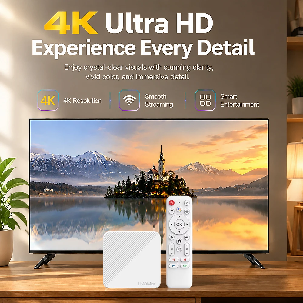 H96 Max 스마트 안드로이드 14 TV 박스 Roc - Radxa Rock 5B 16Gb 리뷰 및 가격