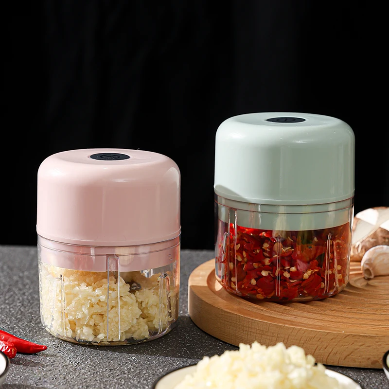 Electric Kitchen Food Chopper Mini Garlic Masher Crusher USB Portable Meat Grinder Vegetable Chopper for Kitchen Gadgets