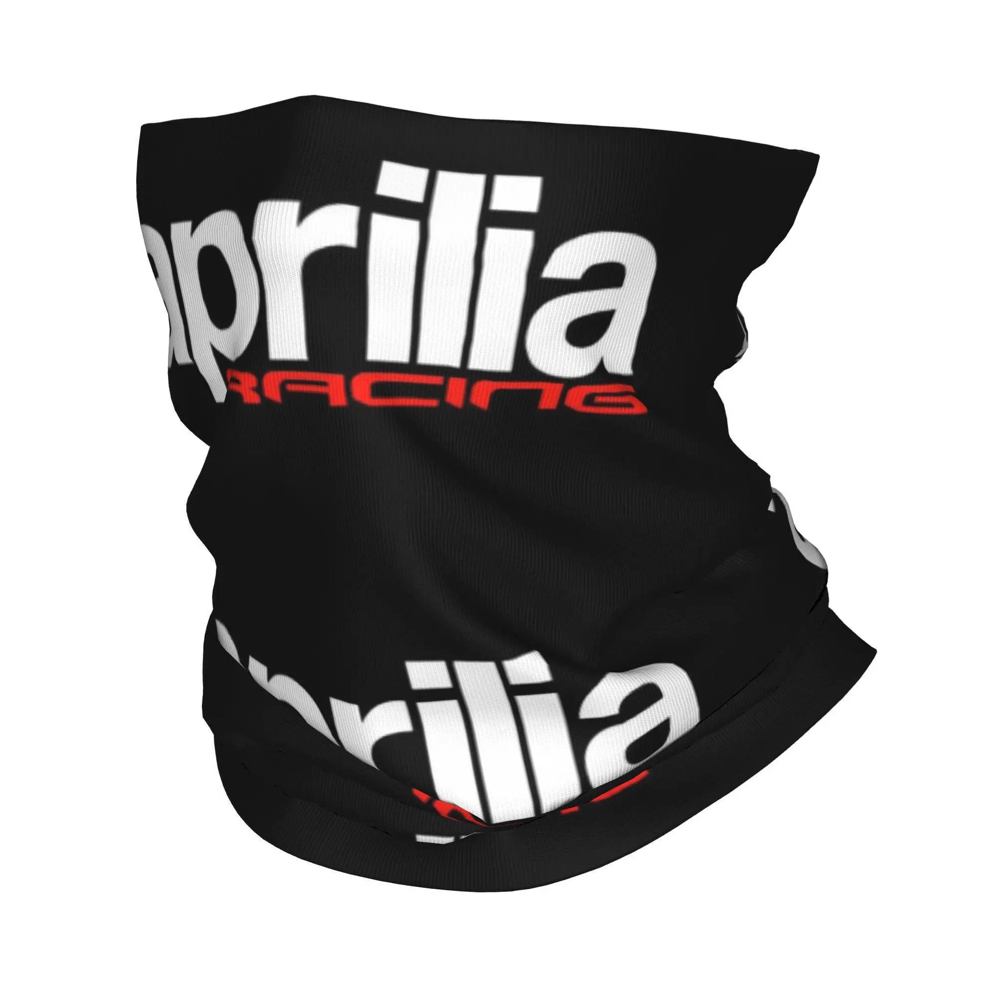 Custom Aprilias Racing Bandana Neck Gaiter Windproof Face Scarf Cover Men Women Motocross Motorsports Headwear Tube Balaclava