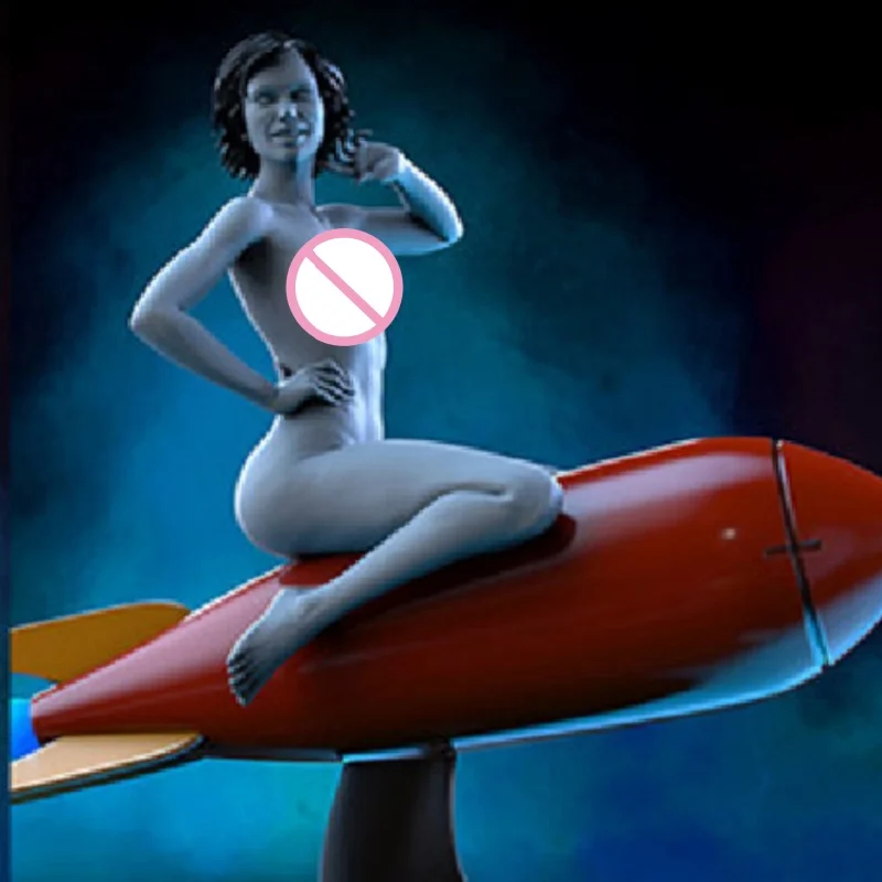 

Missile Girl Full Resin Figure 1/24 Scale 75mm Assemble Miniatures Model Garage Kit Unassembled and Unpainted Diorama Toys