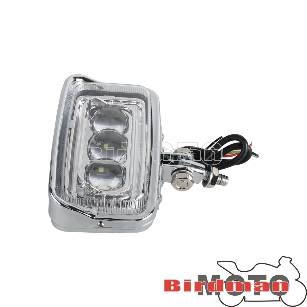 For Harley Honda Yamaha Suzuki Kawasaki Bobber Cafe Racer Touring Custom Bikes LED Headlight High Low Beam Waterproof Head Lamp