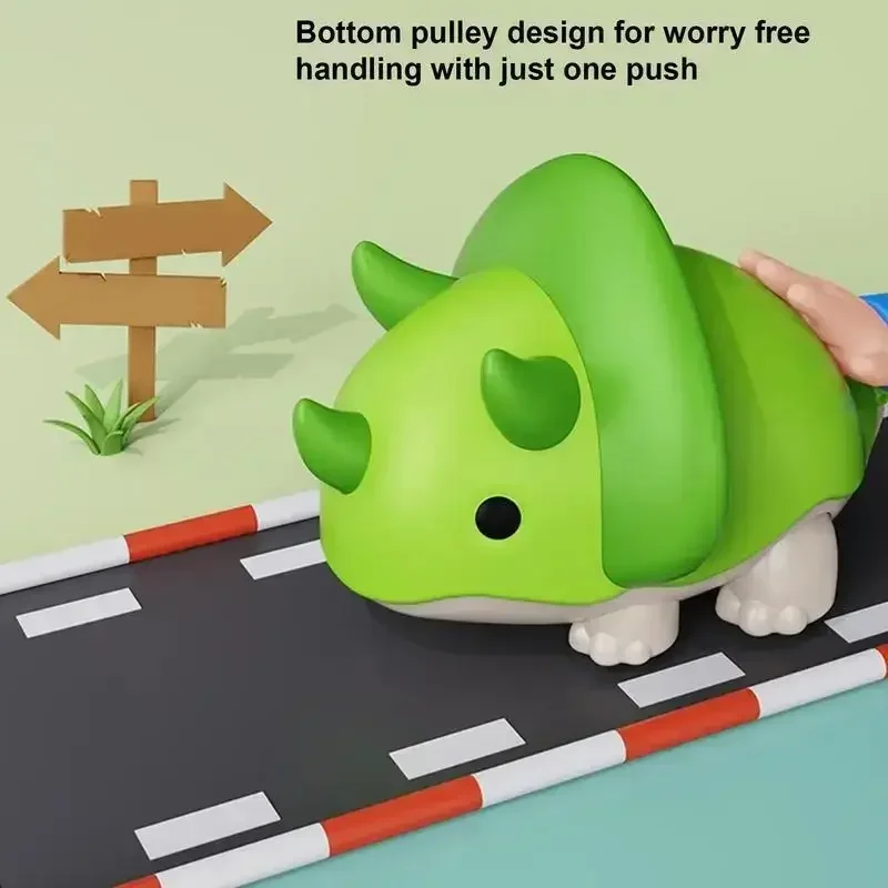 Children's Toys Dinosaur Twisted Egg Storage Box Triceratops Shape Matching Color Recognition Baby Infant Early Learning Toy