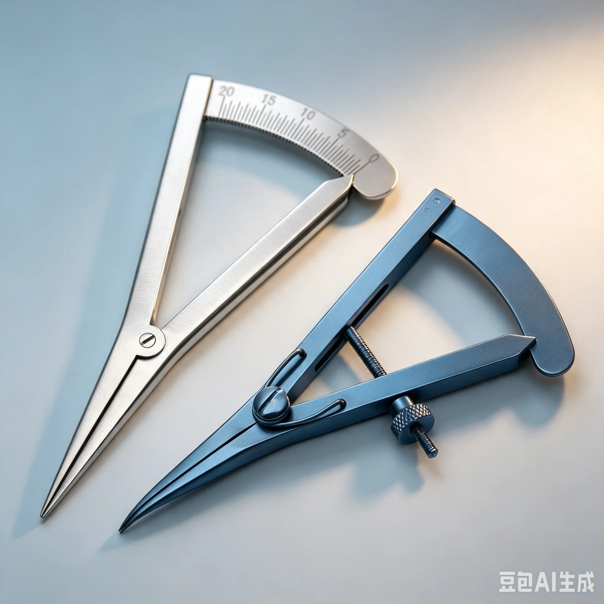 1PCS Castroviejo Eyelid Caliper Dental Surgical Ophthalmic Precision Medical Equipment for Surgical Use