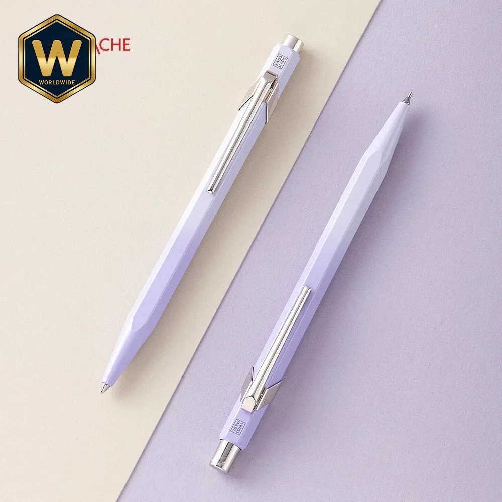 For Caran d'Ache Swiss Sunset Glow 849 844 Oil Ballpoint Pen Mechanical Pencil Set Gift Box