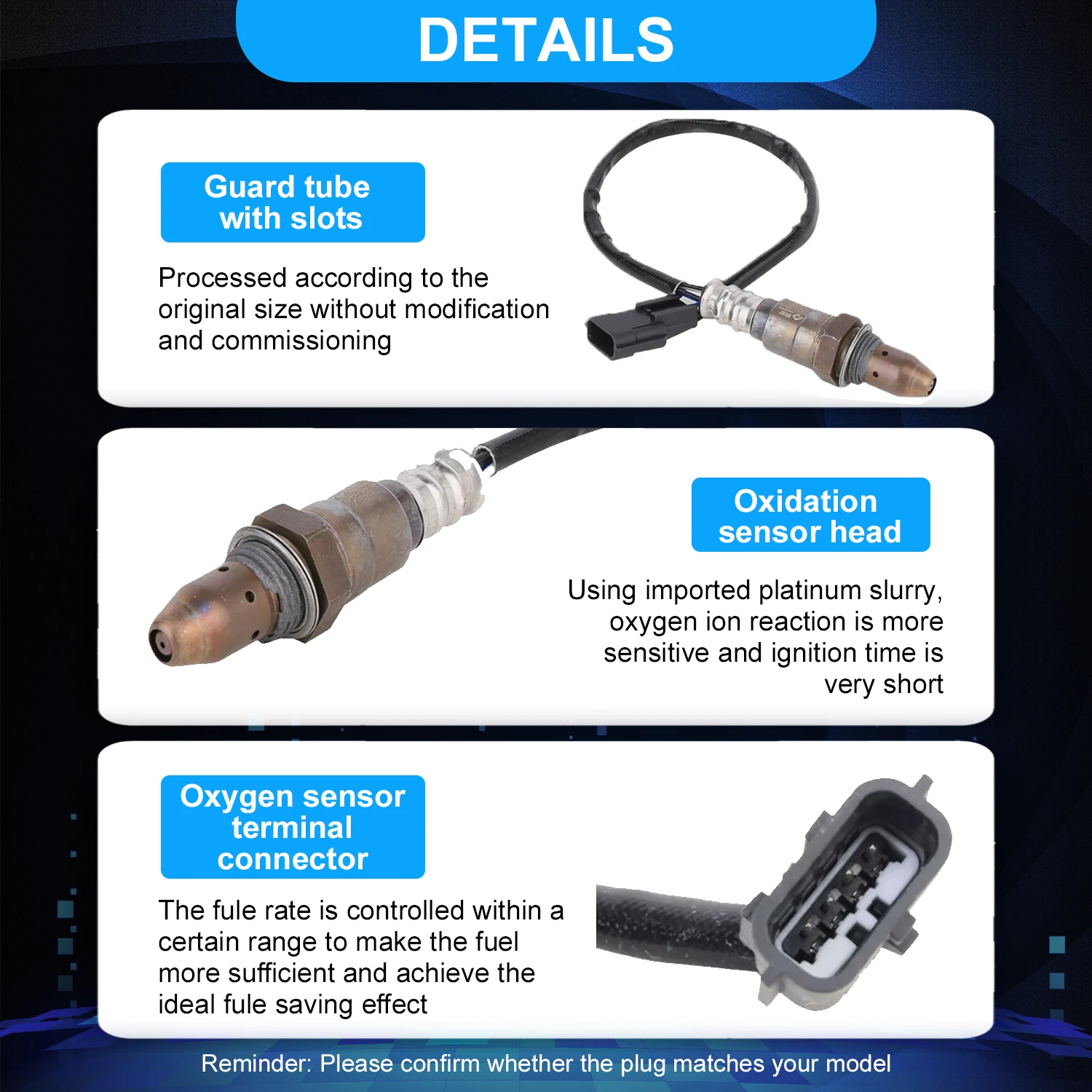 226A03BR0A Lambda Oxygen Sensor For Nissan Kicks 1.5 2017 2018 2019 2020 2021 22693-5RF0A F226935RF0A 226A0-3BR0A