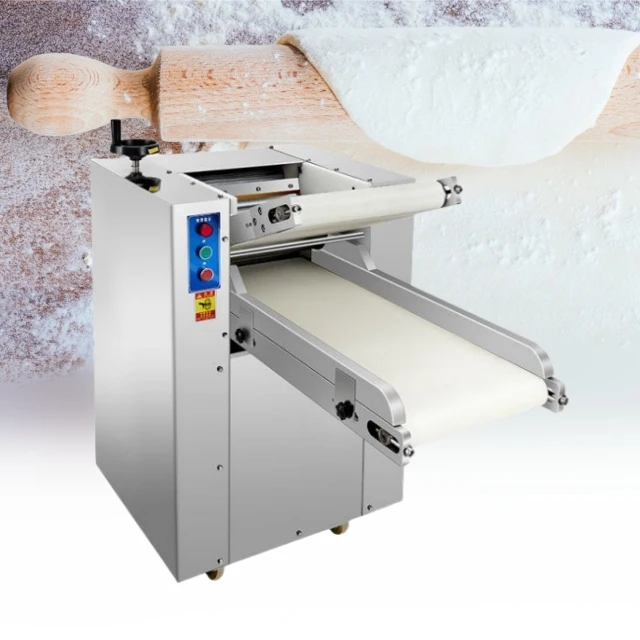 آلة تقطيع العجين المحمولة على سطح الطاولة، آلة ضغط العجين التجارية للملمس الرقيق والسلس مع طعام المطاعم