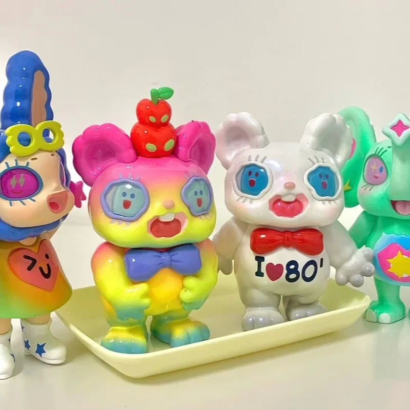 

New Agan Electronic Music Party Series Anime Action Figure Guess Bag Ornament Figurines Home Decor Desktop Doll Model Girls Gift