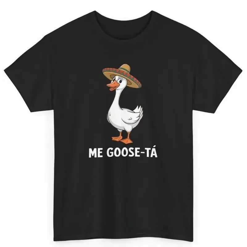 Camiseta divertida de algodón con estampado de sombrero de Cinco de Mayo de Me Goose Ta Cinco De Mayo Hat Mexico