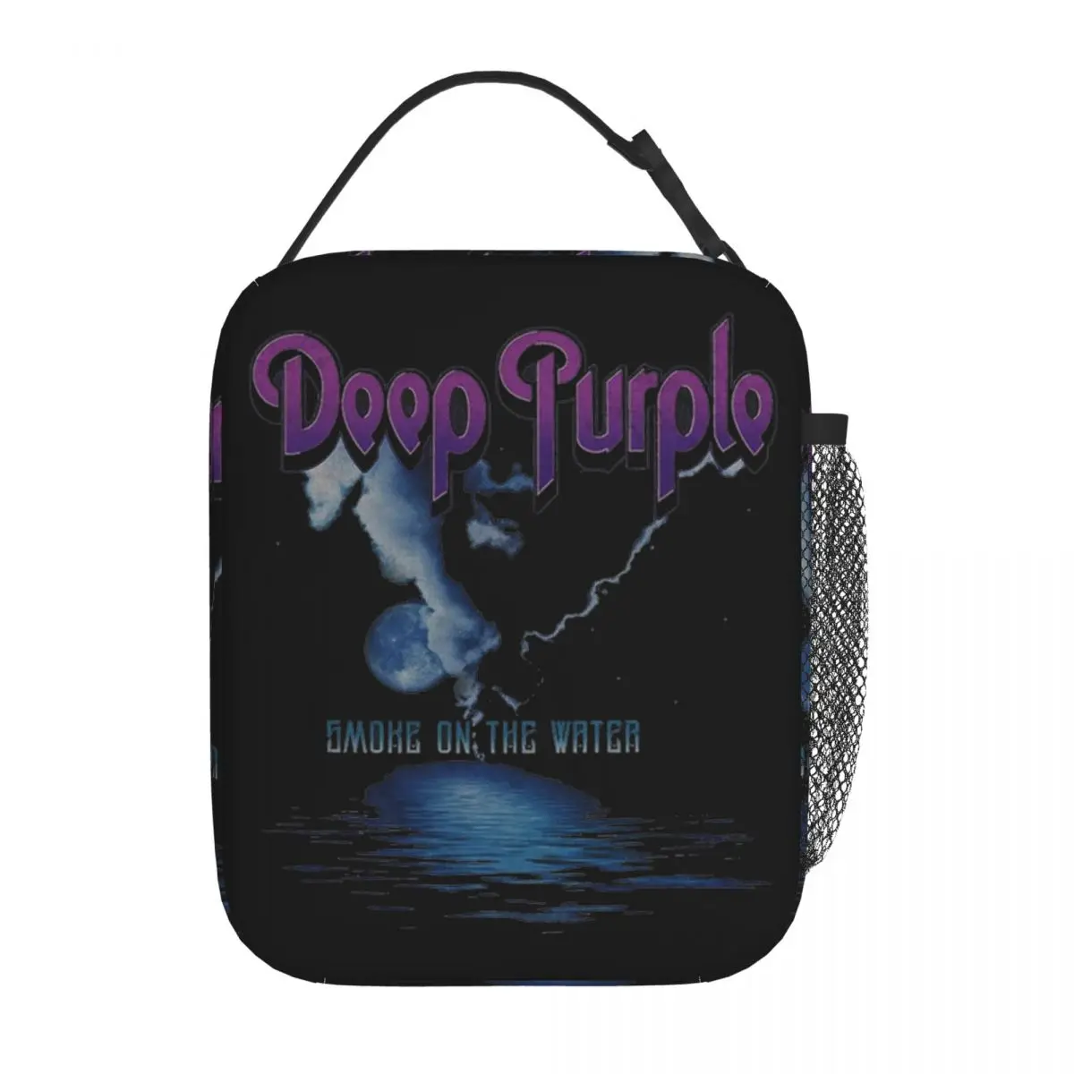 Deep Purple Smoke On The Water Band Merch Insulated Lunch Bag For Travel Food Box Portable Cooler Thermal Lunch Boxes