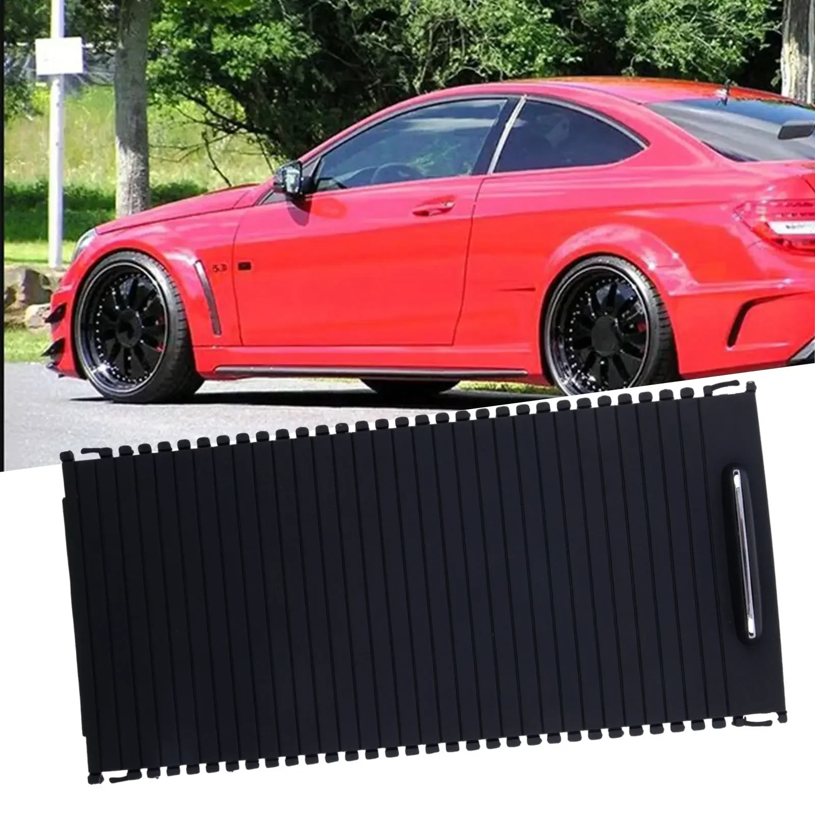 

Cap Roller Blind Cover For Benz For Mercedes C-Class W204 S204 1 Pc 1pcs Accessories Black Console Replacement