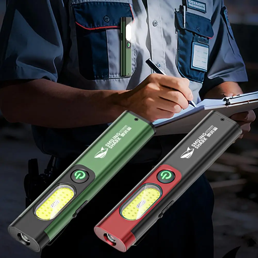 قابلة للشحن سلسلة مفاتيح LED مصباح يدوي مع COB الجانب ضوء 600 لومينز سبائك الألومنيوم الشعلة المحمولة للطوارئ في الهواء الطلق أيضا Z5N0