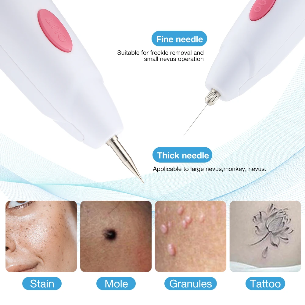 Skin Tag Remover Laser Plasma Pen Black Spots Mole Papilloma Warts Pimples Tattoo Remover Freckle Pen Face Cleaner Skin Care