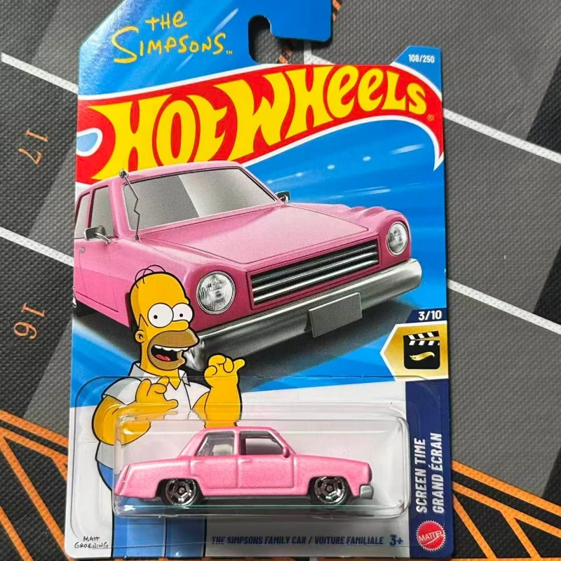 

Коллекционная модель автомобиля Hot Wheels Original 1/64, розовый литой автомобиль из сплава, серия 2026, для мальчиков, подарок