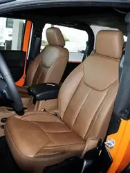 For Jeep Wrangler III Unlimited JK 2013 - 2018 Custom Faux Leather Car Seat Covers For 2 Front Seats Only Interior Accessories