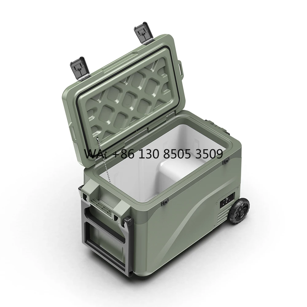 

GD40-W 12/24v DC Compressor Electronic Camper Refrigerator Car Outdoor Camping Car Cooler Fridge With Wheel