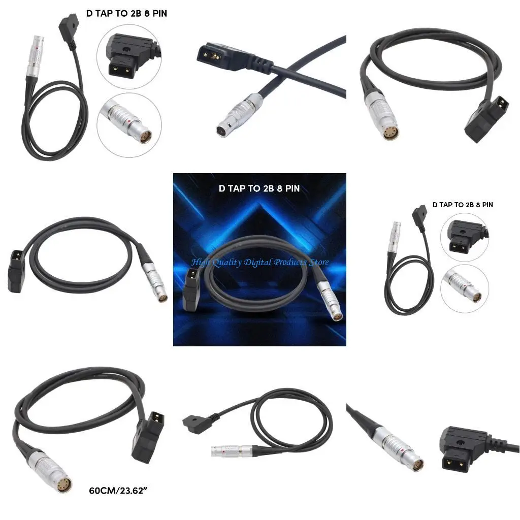 

U2JE 60cm D TAP to 2B 8 Pin Camera Mini Power Cable 8Pin Female Power Cable