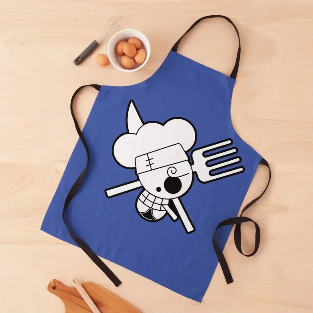 Sanji Jolly Roger 2 Apron For Kitchen Chef Uniform Woman Restaurant Kitchen Equipment Kitchen Front Apron