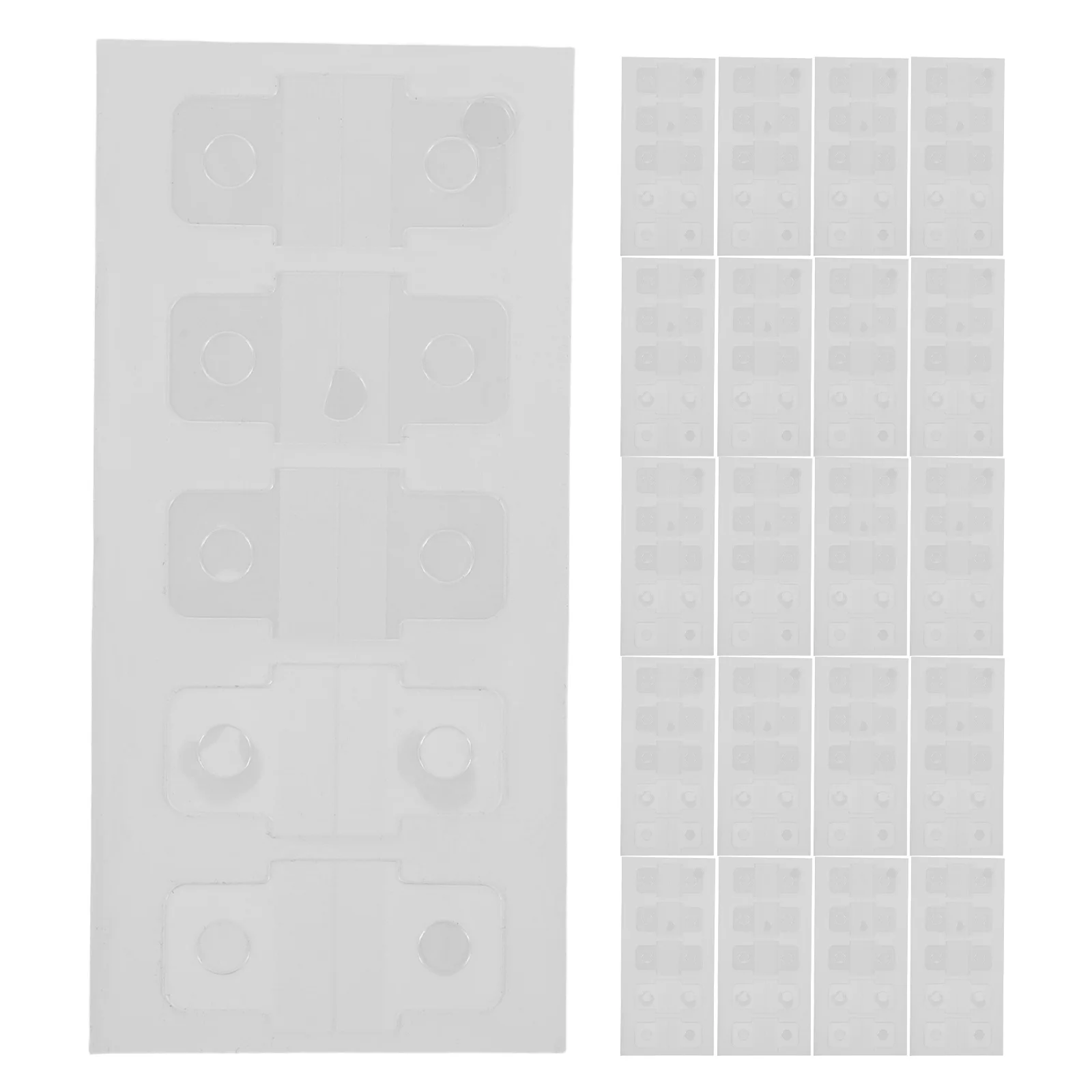 

50 Sheets Clear Self-Adhesive Binder Hole Reinforcement Stickers For Office School Album Paper Hole Punch Protection Labels
