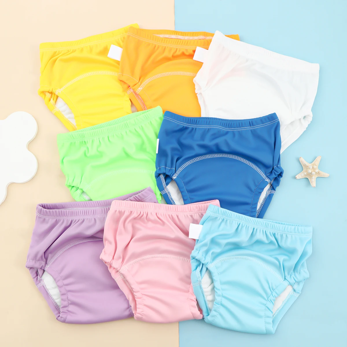 

Полностью Полиэстеровые моющиеся детские штаны для учебы, тренировочные штаны из полиэстера, дышащие детские штаны для хлеба, штаны для подгузников, детские штаны