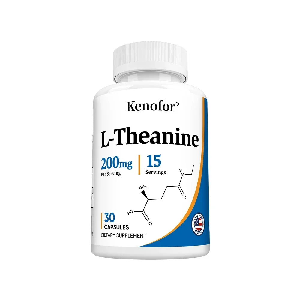 L-Theanine 200 Mg, Extra Strength Theanine Supplement – Focus And Relaxation Support, Improved Sleep, Non-GMO And Gluten-Free_voghion.com
