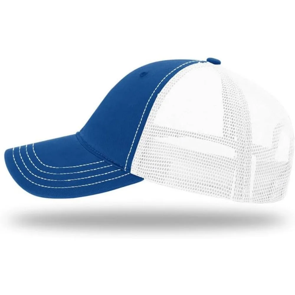 قبعة سائق الشاحنة Snapback ذات المقاس المريح والمغسول للملابس، متوفرة بكميات كبيرة قابلة للتعديل #4