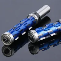 12mm CMCP Flush Trim Router Bit Carbide End Mill with Double Bearings for Wood CNC
