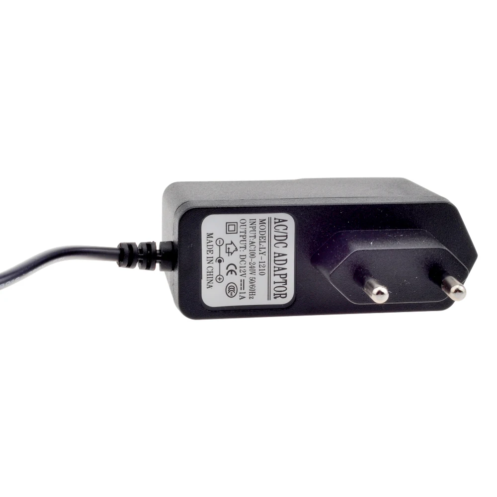 Gadinan EU/US/AU/UK 5.5mm * 2.1mm Spina opzionale 100V-240V AC 50/60Hz 0.3A 12V 1A Per spina adattatore per telecamera CCTV/telecamera IP